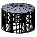 10' Diameter Indoor/Outdoor Aviary