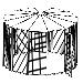 10' Diameter Indoor/Outdoor Aviary