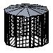 8' Diameter Indoor/Outdoor Aviary