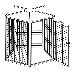 4' Diameter Indoor/Outdoor Cat Cage