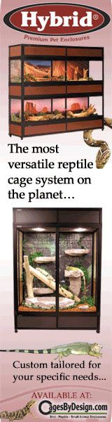 160x600 Hybrid Reptile Cages Banner