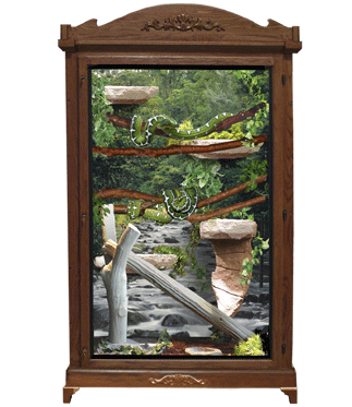 MR10 Reptile Cage 60"H x 48"L x 36"D