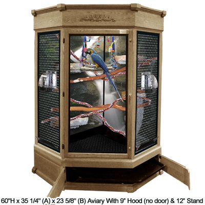 MBC2 Corner Bird Cage - 6