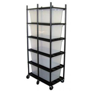 5 Level Breeding Rack (for Qty. 5, IRIS CB-80, 91 Quart Tubs)