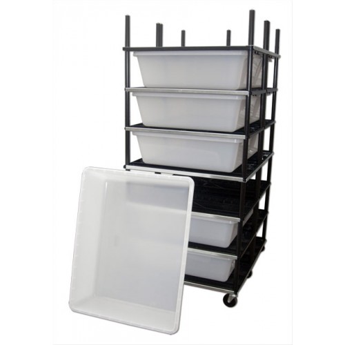 8 Level Breeding Rack (for Qty. 8, Model V-180 Boa, 180 Quart Tubs)
