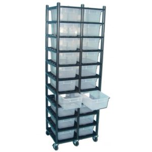 5 Level Breeding Rack (for Qty. 5, Sterilite 1753, 15 Quart Tubs)