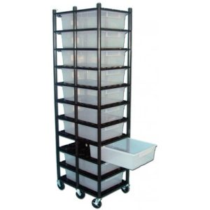 5 Level Breeding Rack (for Qty. 5, Sterilite 1755, 32 Quart Tubs)