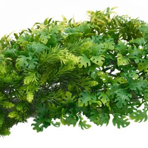 green artificial plants