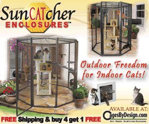 300x250 SunCATcher Cat Cages Banner