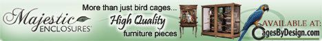 468x60 Majestic Bird Cages Banner
