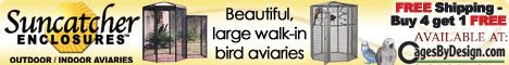 468x60 Suncatcher Bird Cages Banner