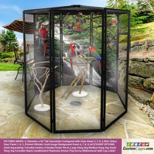 6' Diameter Indoor/Outdoor Aviary