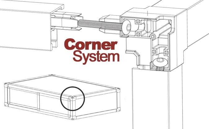 Hybrid Reptile Enclosure Corner System