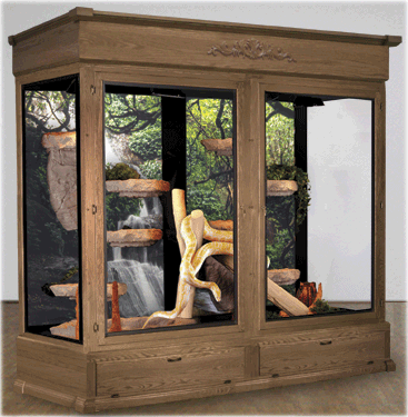 Package RL1 - Majestic Reptile Cage 60"H x 96"L x 30"D