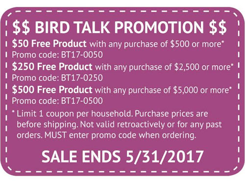 Bird Talk Promotion