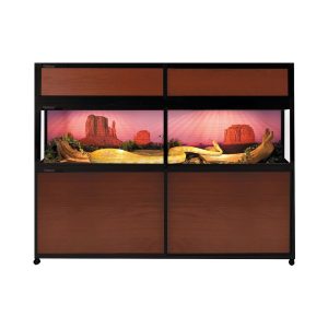 stand and hood on an h3 hybrid reptile enclosure