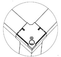 Hybrid reptile cage corner assembly with cap