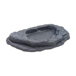 jumbo replica rock reptile water bowl