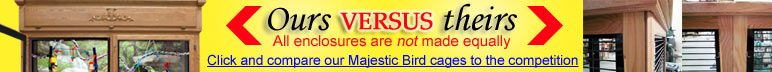 Majestic Bird Cages vs the Competition