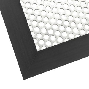 perforated aluminum insert for top of animal enclosure